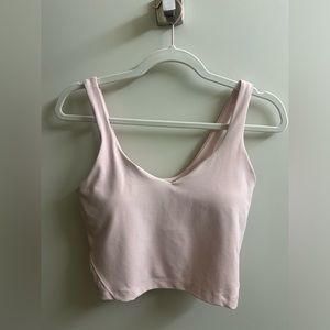 NWOT lululemon align tank strawberry milkshake size 8